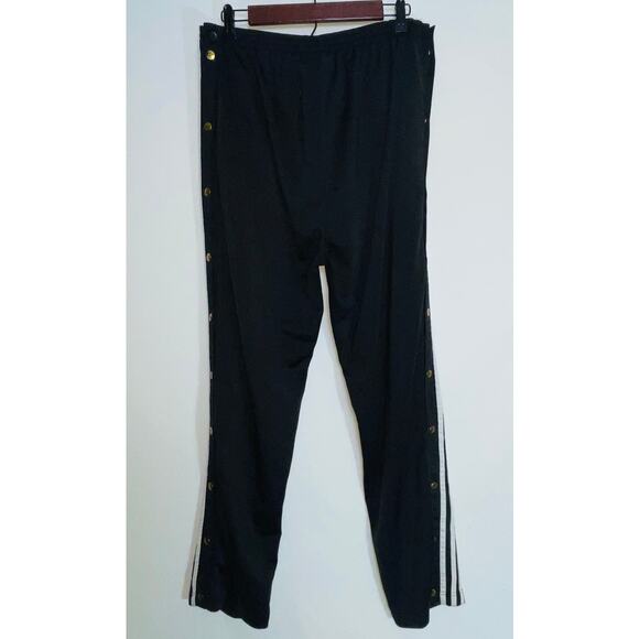 Adidas‎ Vintage '90s Full Snap Track Pants - Men's Size L - Manufactured 5/1999 - Picture 2 of 10